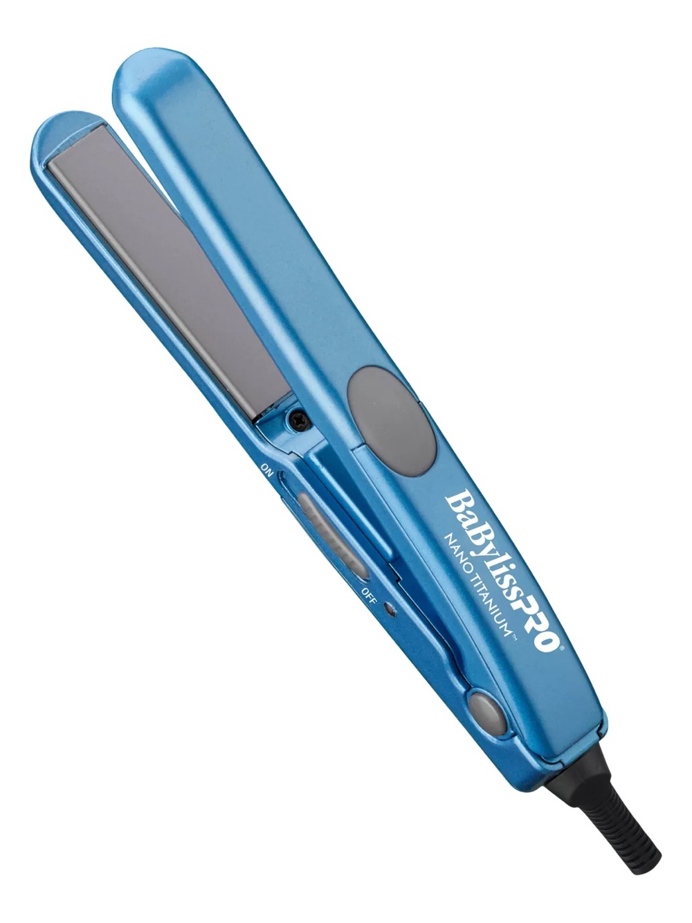BaBylissPRO Nano Titanium Mini Flat Iron in Bright Blue
